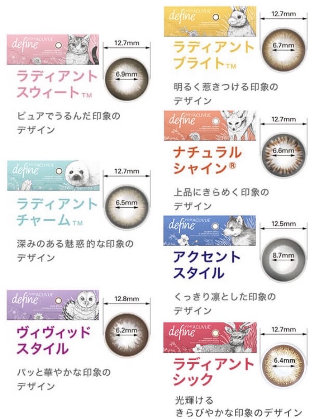 ワンデーアキュビュー®ディファイン®モイスト® ヴィヴィッド スタイル/アキュビュー® ディファイン®/ワンデー（１DAY）カラコンを使ったクチコミ（3枚目）