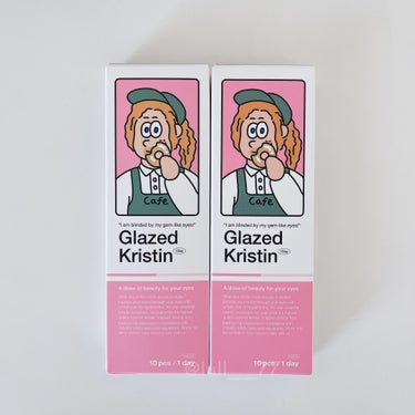 Glazed Krirtin/Hapa kristin/カラーコンタクトレンズを使ったクチコミ（3枚目）