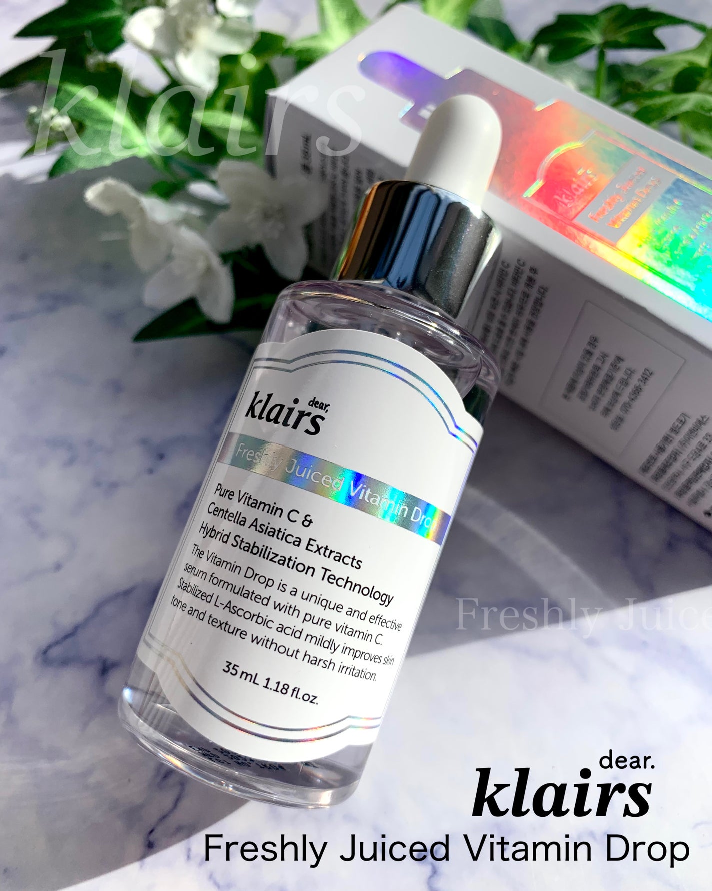 フレッシュリージュースドビタミンドロップ(35ml)/Klairs/美容液を使ったクチコミ(1枚目)