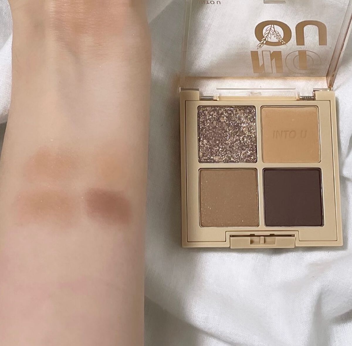 テイスティングライフアイシャドウパレット YB01/INTO U/アイシャドウパレットを使ったクチコミ（3枚目）