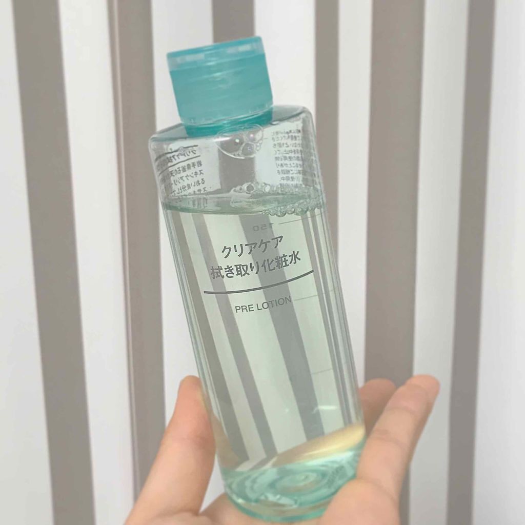 クリアケア拭き取り化粧水/無印良品/拭き取り化粧水を使ったクチコミ(1枚目)