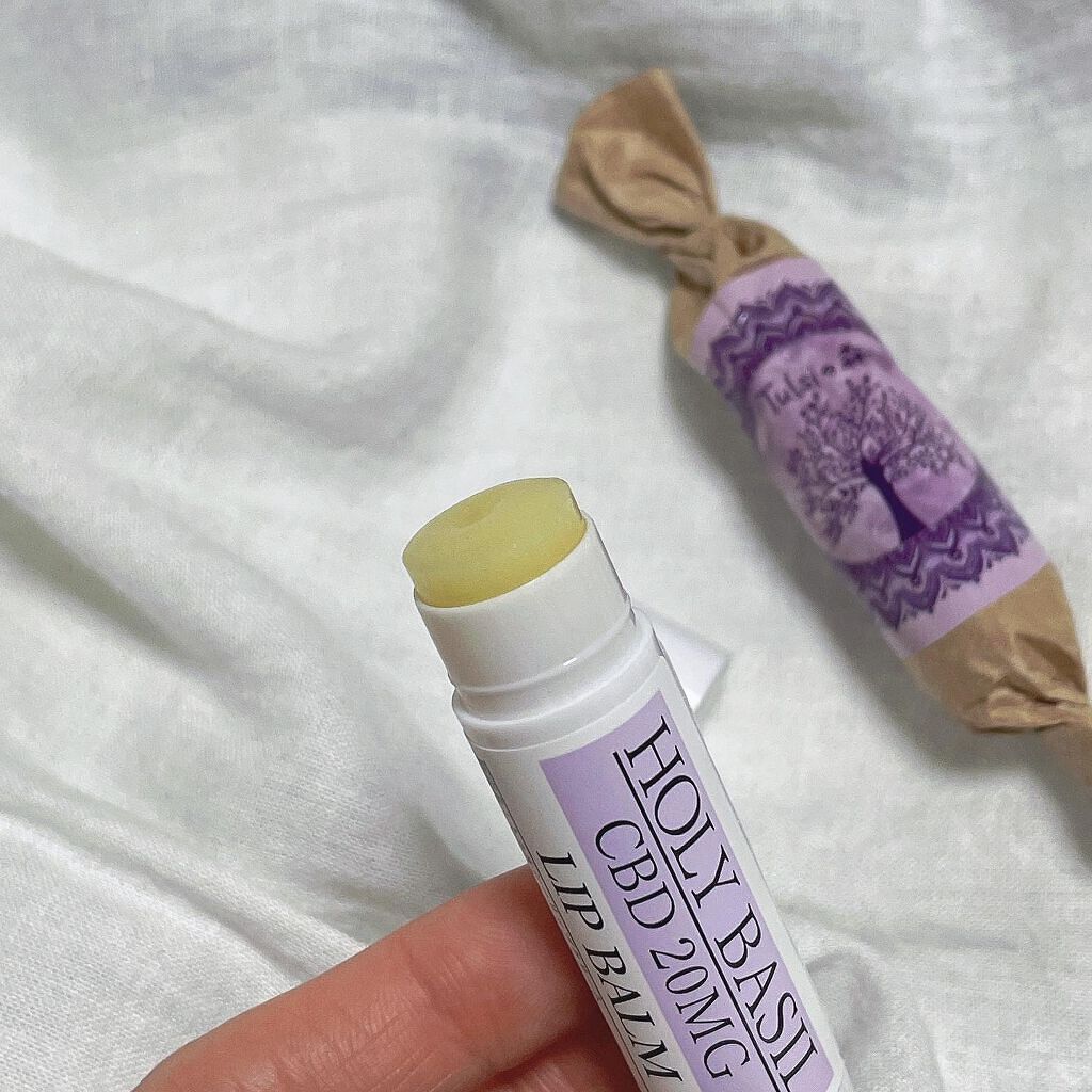 トゥルシー(ホーリバジル)×CBD20MG   リップクリーム/トゥルシーの森/リップクリームを使ったクチコミ（3枚目）