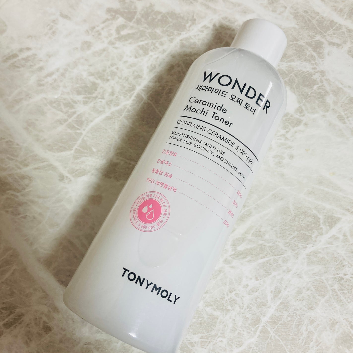 Wonder Ceramide Mochi Toner(トニーモリーワンダーCモチトナー)/TONYMOLY/化粧水を使ったクチコミ(1枚目)