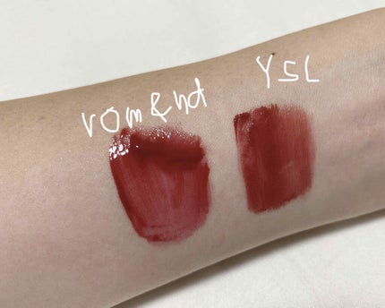 ルージュ ピュールクチュール ヴェルニ ヴィニルクリーム/YVES SAINT LAURENT BEAUTE/口紅を使ったクチコミ(3枚目)