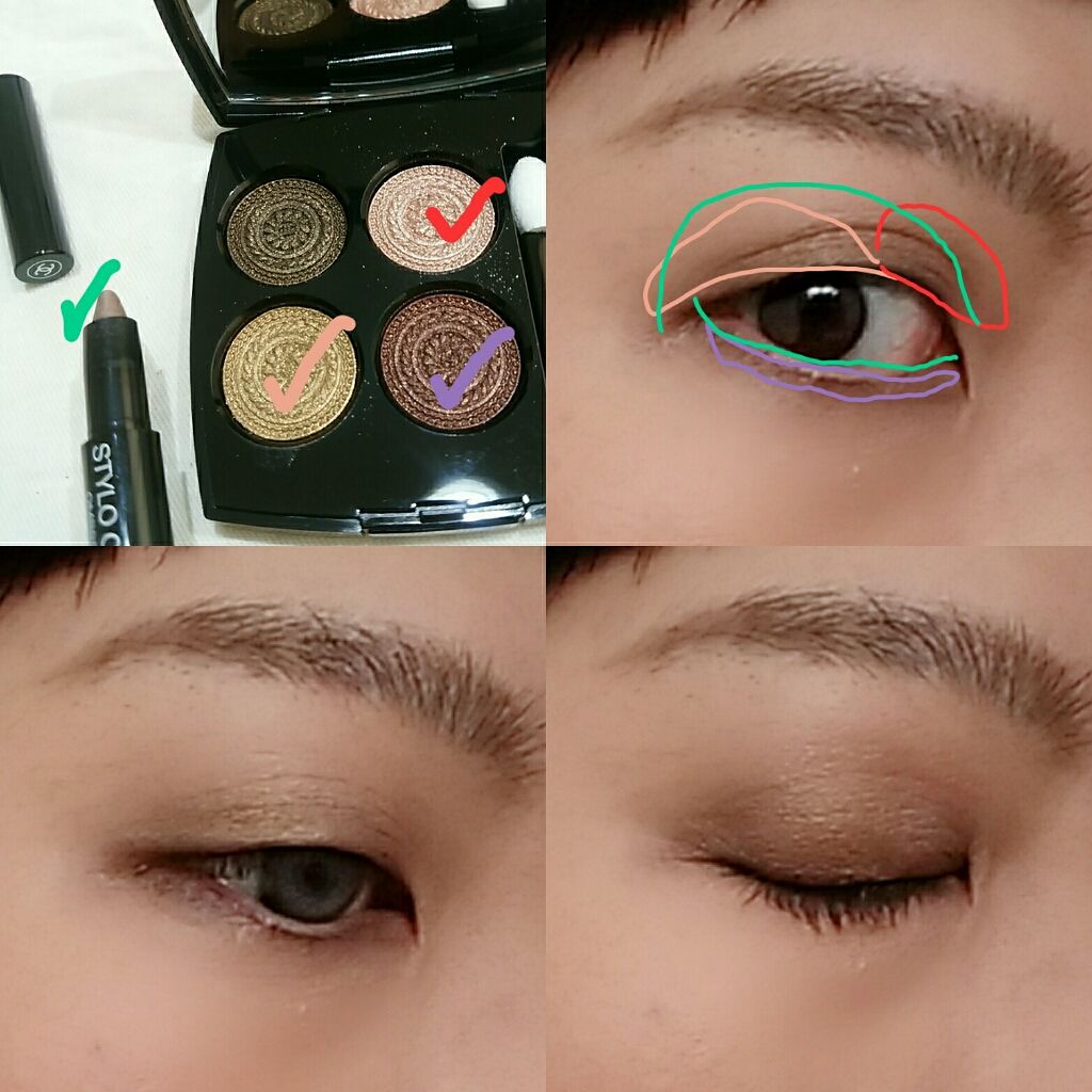 レ キャトル オンブル/CHANEL/アイシャドウパレットを使ったクチコミ(3枚目)