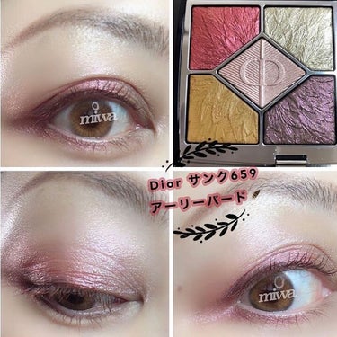 サンク クルール クチュール＜バーズ オブ ア フェザー＞ 459 ナイト バード/Dior/アイシャドウパレットを使ったクチコミ（2枚目）