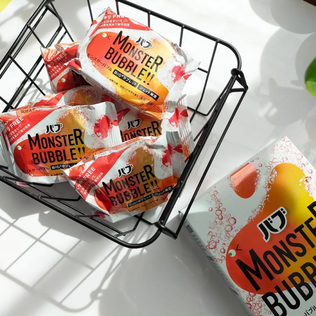 モンスターバブル スッキリFREE /バブ/炭酸系入浴剤を使ったクチコミ(3枚目)