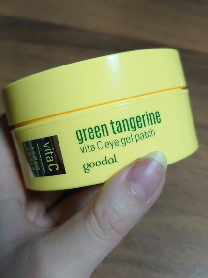 グリーンタンジェリン ビタC アイジェルパッチ/goodal/アイケア・アイクリームを使ったクチコミ(1枚目)