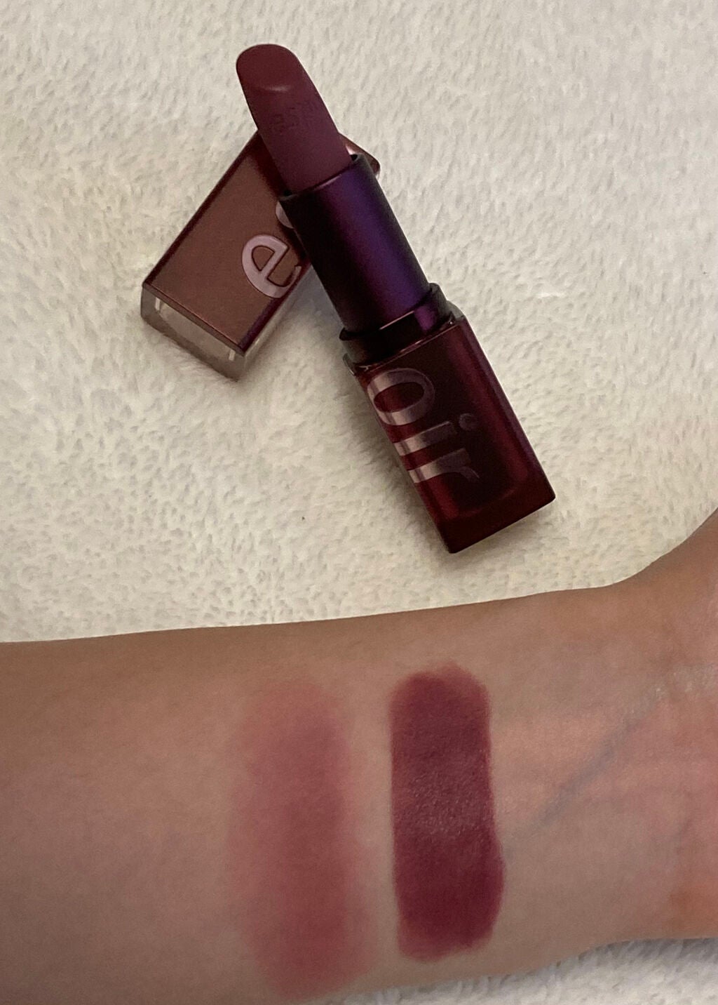 リップスティックノーウェアベルベットミッツグレー/espoir/口紅を使ったクチコミ(6枚目)