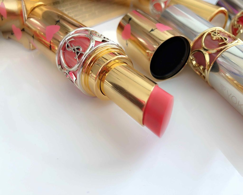 ルージュ ヴォリュプテ シャイン/YVES SAINT LAURENT BEAUTE/口紅を使ったクチコミ(3枚目)