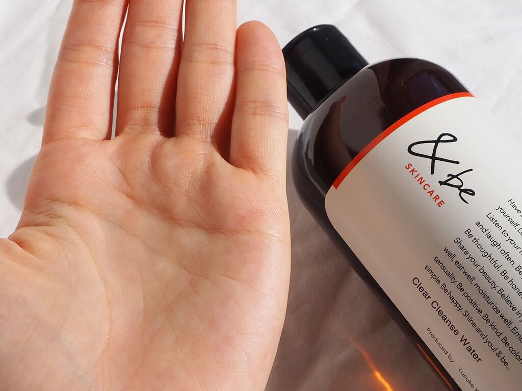 &be クリアクレンズウォーター/＆be/クレンジングウォーターを使ったクチコミ（3枚目）