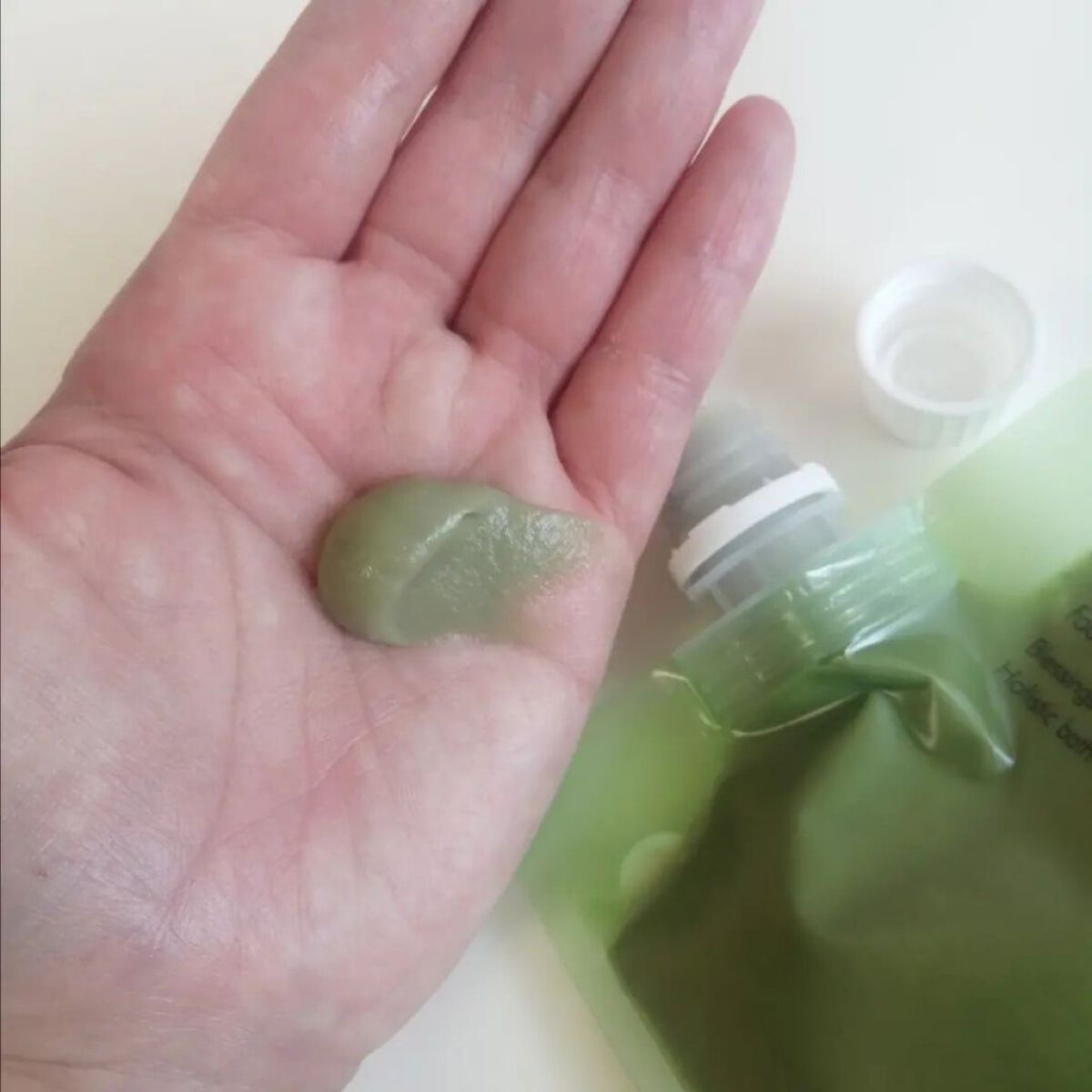 skinmarche WAOPLUS ハートリーフマグワートブースターマスク/ブレーンコスモス/洗い流すパック・マスクを使ったクチコミ（3枚目）