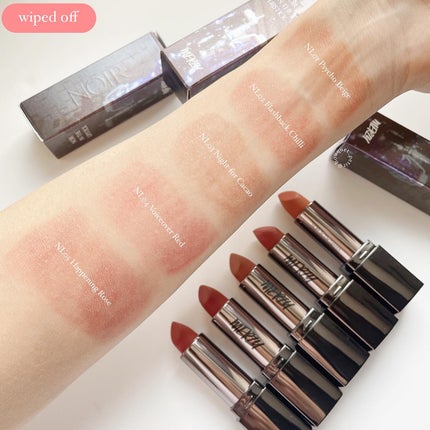 ノワール イン ザ リップスティック/MERZY/口紅を使ったクチコミ(4枚目)