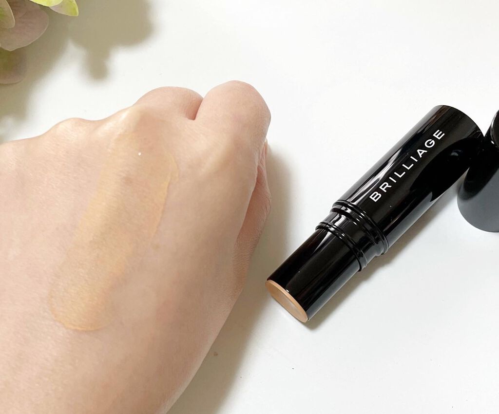 ハイパースティックファンデーション シャイニーグロウ /ブリリアージュ/その他ファンデーションを使ったクチコミ(3枚目)