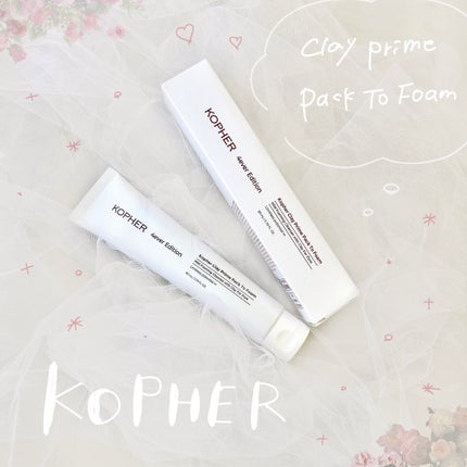 Clay Prime Pack To Foam/KOPHER/洗顔フォームを使ったクチコミ(1枚目)