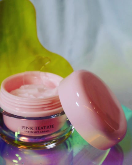 ピンクティーツリークリーム/APLIN/フェイスクリームを使ったクチコミ(2枚目)