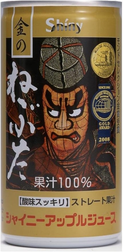 シャイニーアップルジュース 金のねぶた リンゴジュース