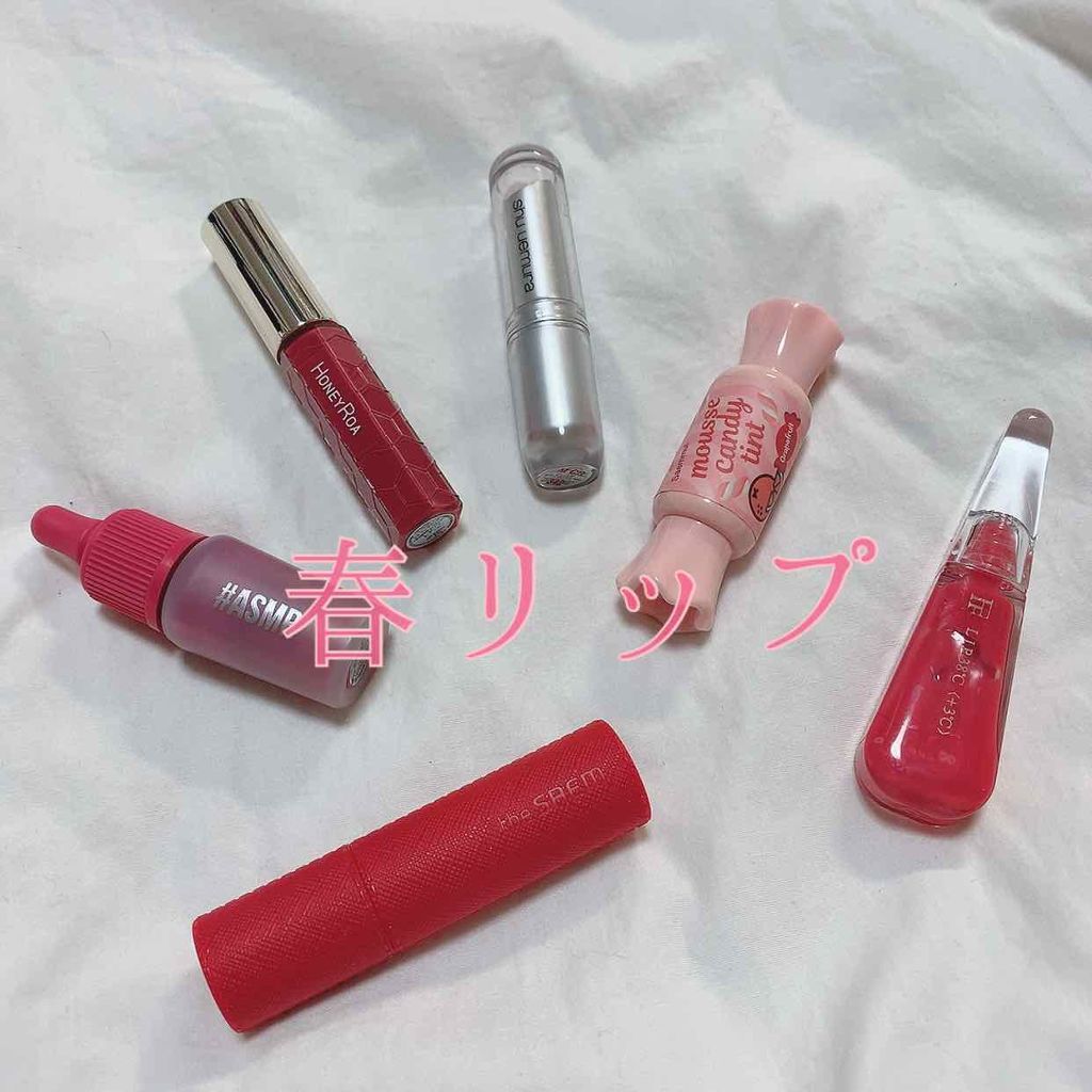 ムース キャンディー ティント/the SAEM/リップティントを使ったクチコミ（1枚目）