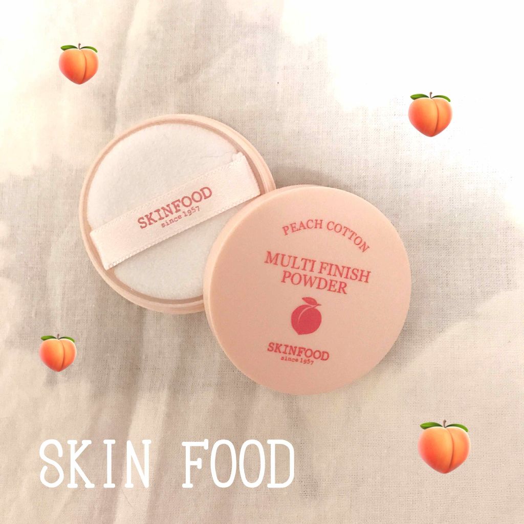 ピーチコットン マルチフィニッシュパウダー/SKINFOOD/ルースパウダーを使ったクチコミ(1枚目)