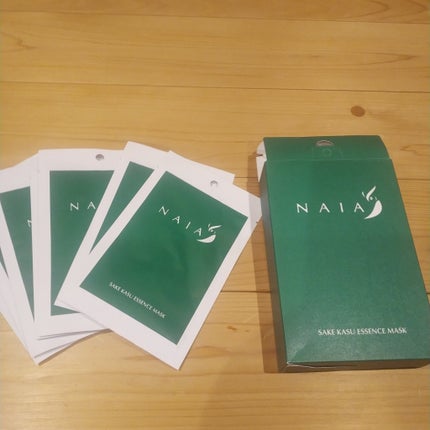 酒粕フェイスマスク 7枚入り(個包装)/NAIA/シートマスク・パックを使ったクチコミ(1枚目)