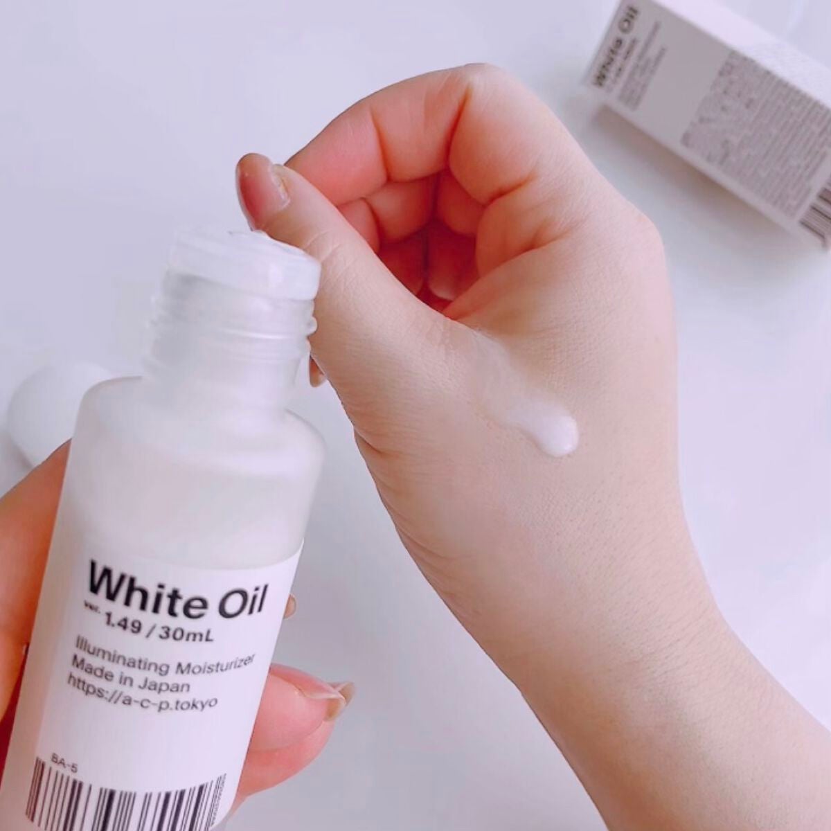 白いオイル/AGILE COSMETICS PROJECT/美容液を使ったクチコミ(4枚目)