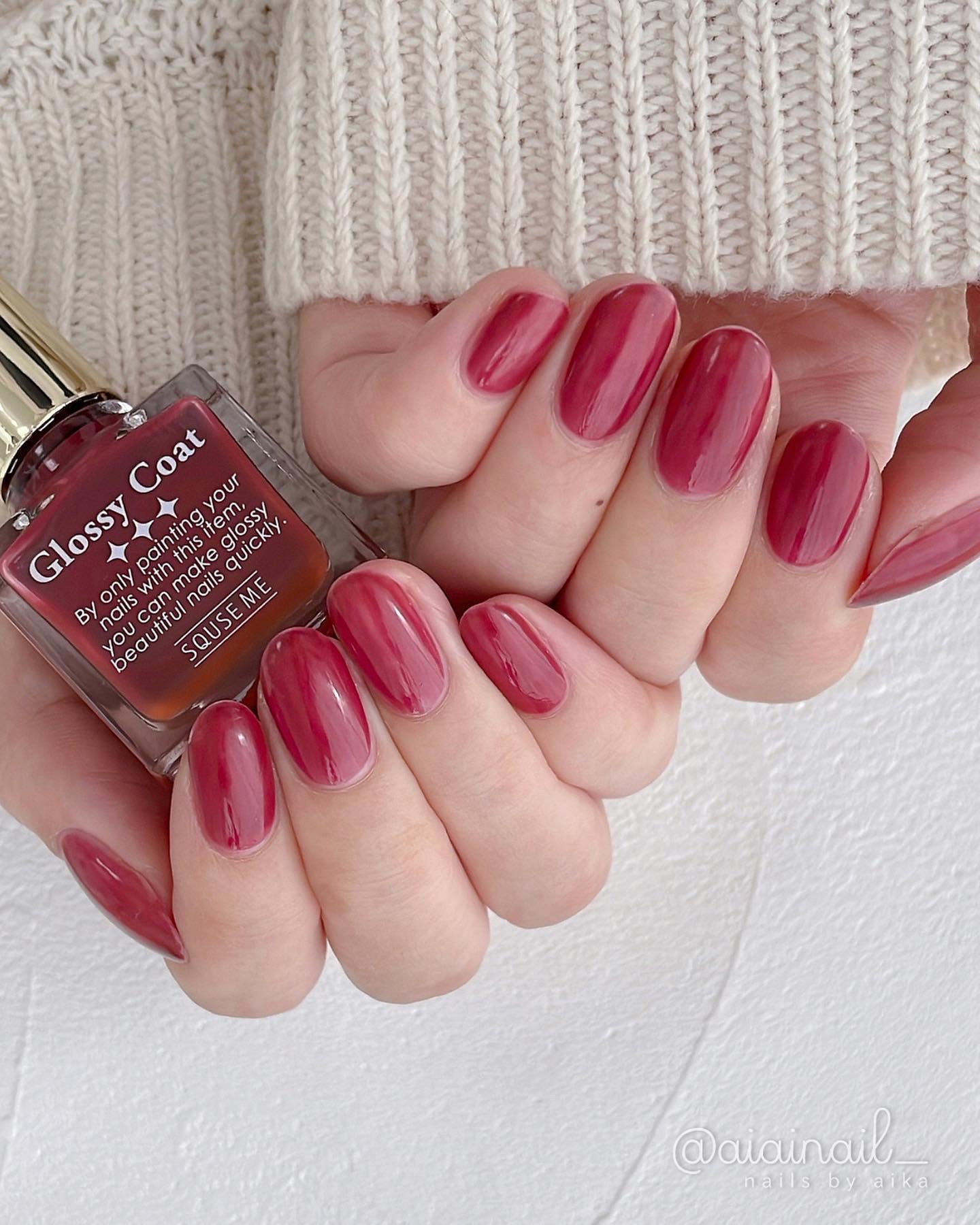 グロッシーコート/スキューズミー/オールインワンネイルを使ったクチコミ（1枚目）