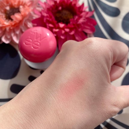 フィー リップアンドチーク ブラーリープリンポット/fwee/口紅を使ったクチコミ(4枚目)