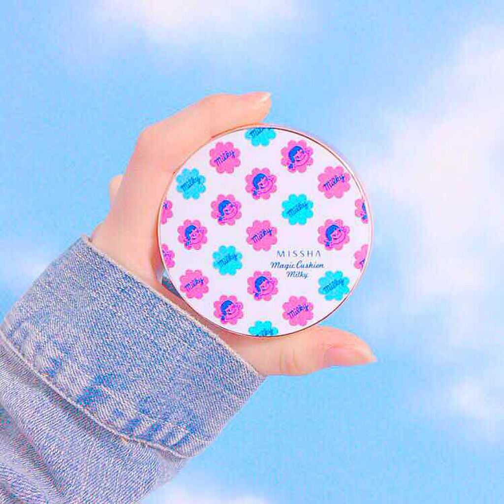 M クッションベース（ミルキー）/MISSHA/化粧下地を使ったクチコミ（1枚目）