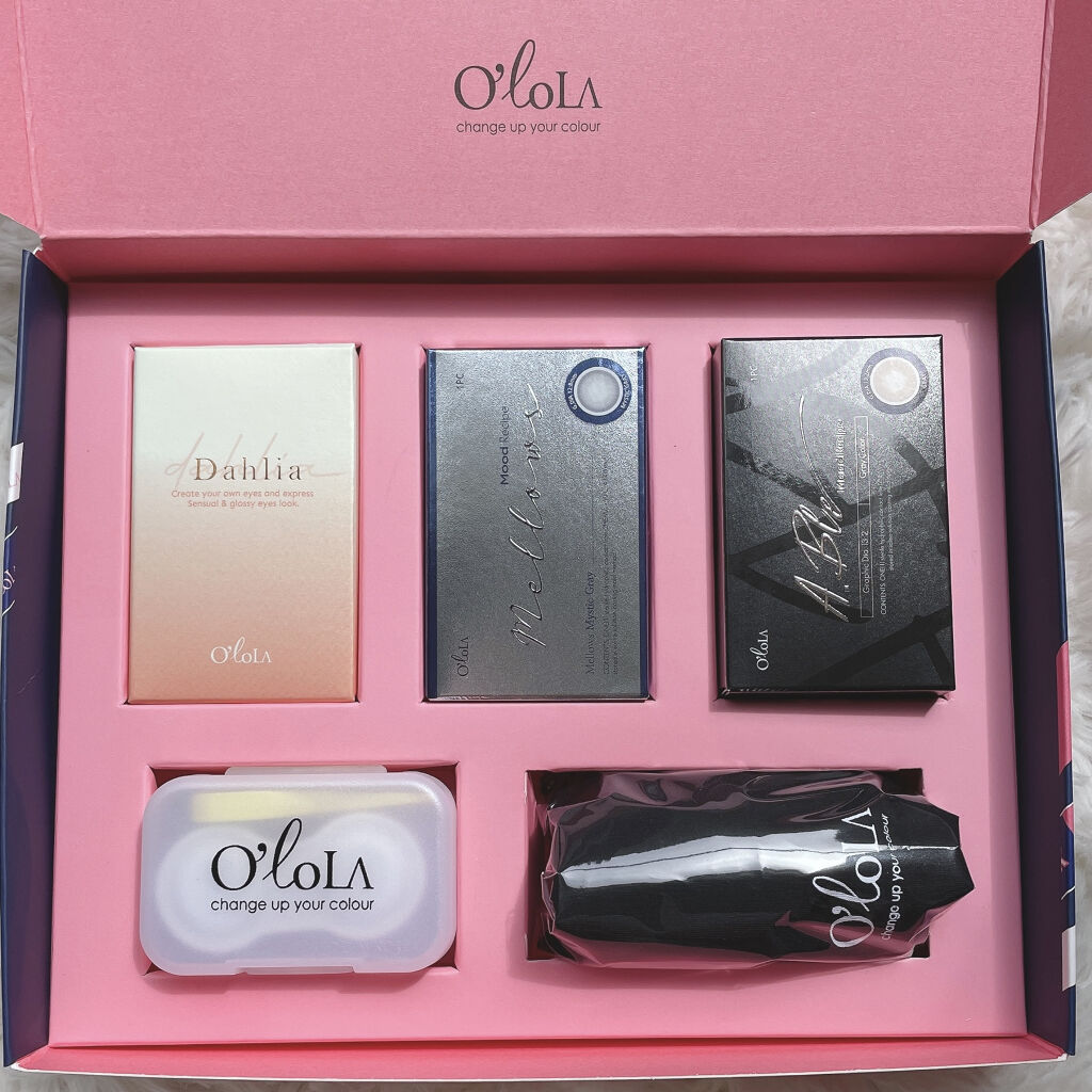 メローズ(Mellows)/OLOLA/カラーコンタクトレンズを使ったクチコミ（2枚目）