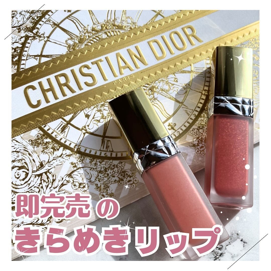 ルージュ ディオール フォーエヴァー リキッド シークイン(クリスマス コレクション 2024 限定品)/Dior/口紅・グロス・リップライナー・リップケアを使ったクチコミ(1枚目)