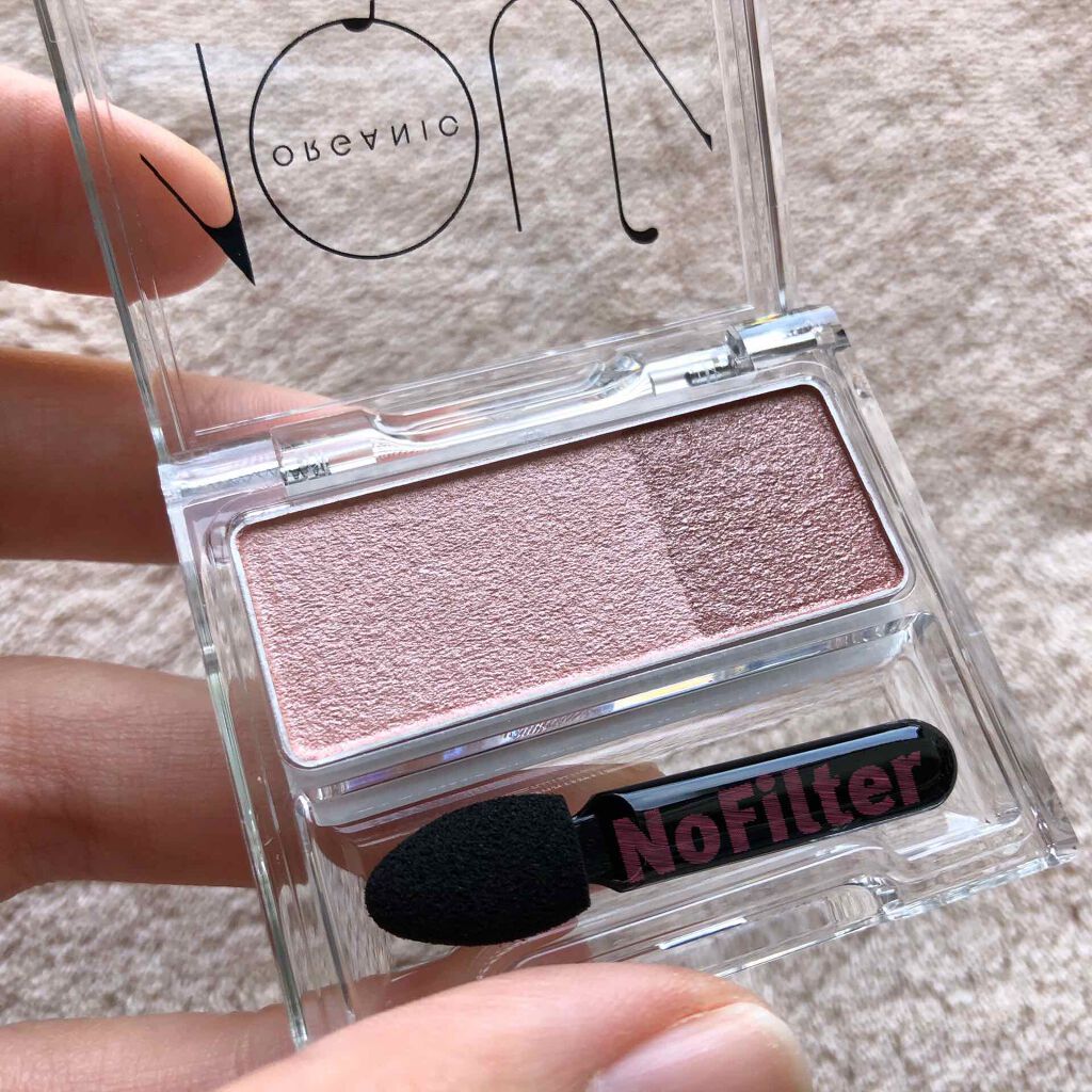 オーガニックデュオシャドー/アクア・アクア/アイシャドウパレットを使ったクチコミ(3枚目)