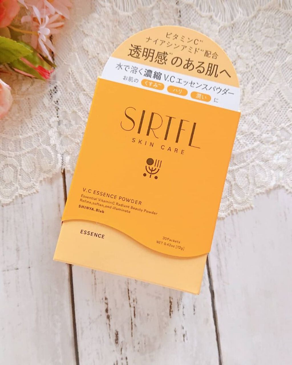 ブライトV.Cエッセンスパウダー/SIRTFL/その他スキンケアを使ったクチコミ(2枚目)