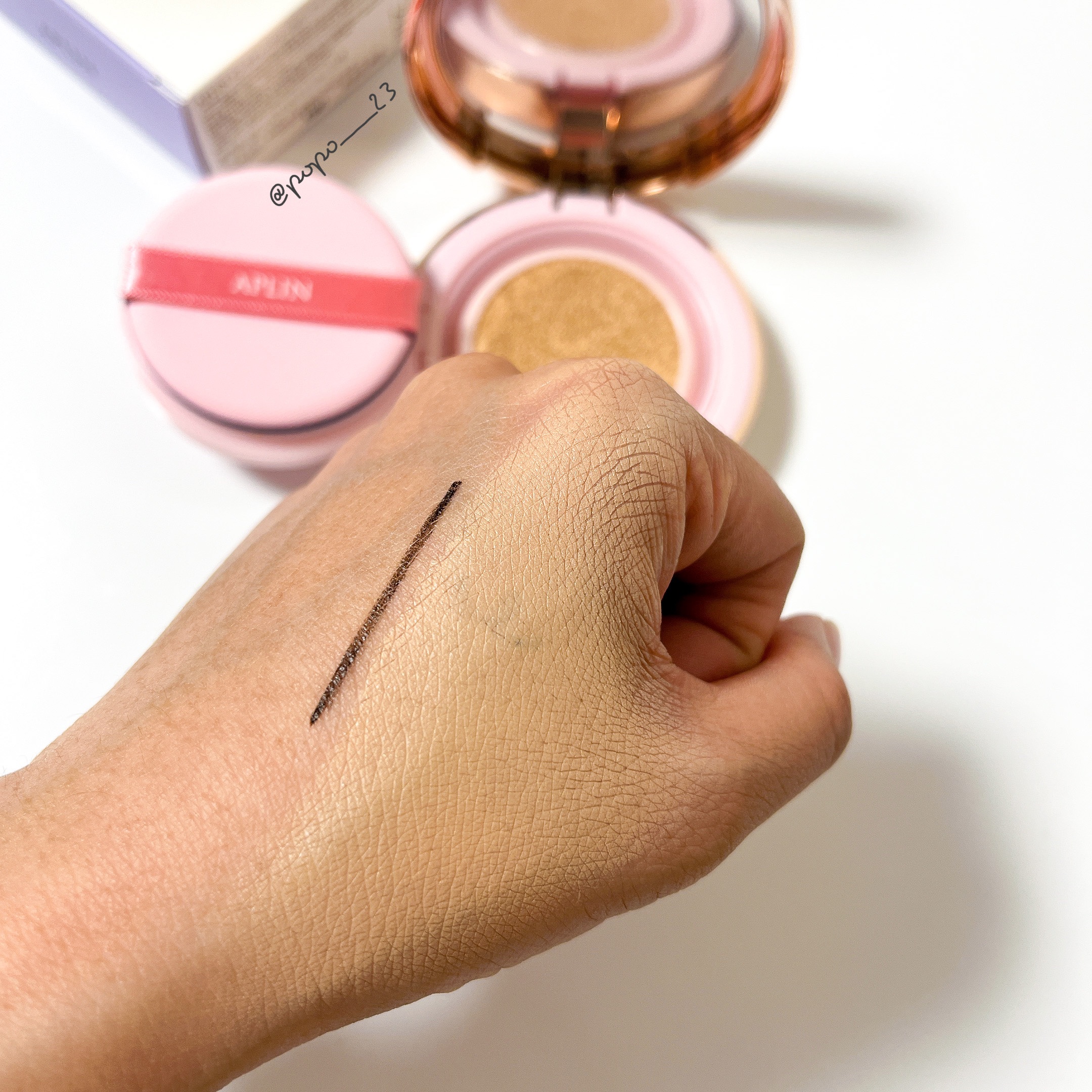 ピンクティーツリーカバーアップグロウクッション/APLIN/クッションファンデーションを使ったクチコミ（3枚目）