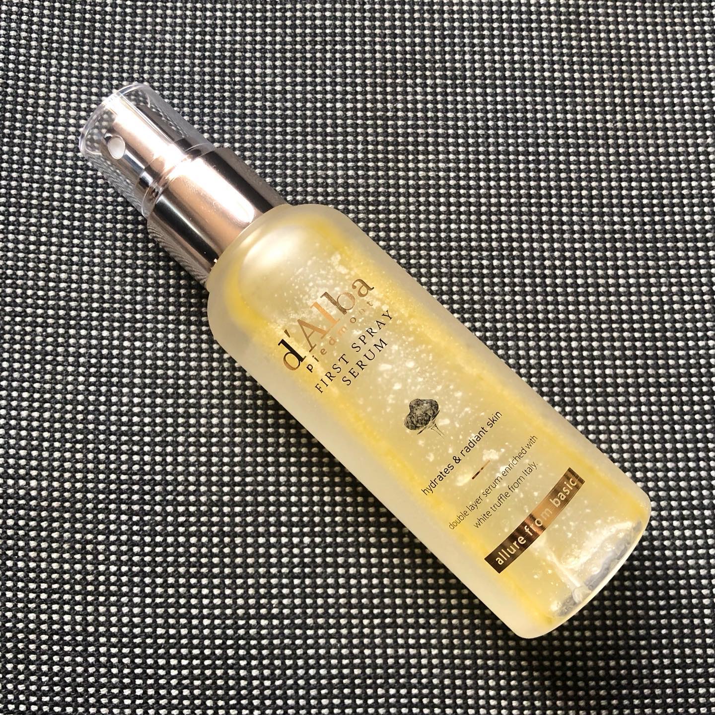 ダルバ ホワイトトリュフファーストスプレーセラム/ダルバ/ミスト状化粧水を使ったクチコミ（3枚目）