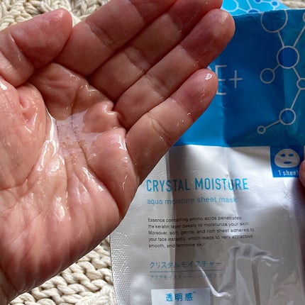 クリスタルモイスチャー アクアモイスチャー シートマスク/ALFACE+/シートマスク・パックを使ったクチコミ(4枚目)