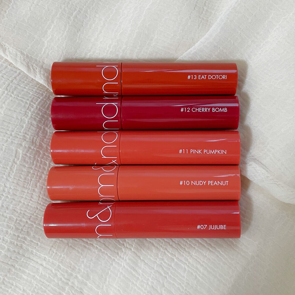 ジューシーラスティングティント/rom&nd/リップティントを使ったクチコミ（1枚目）