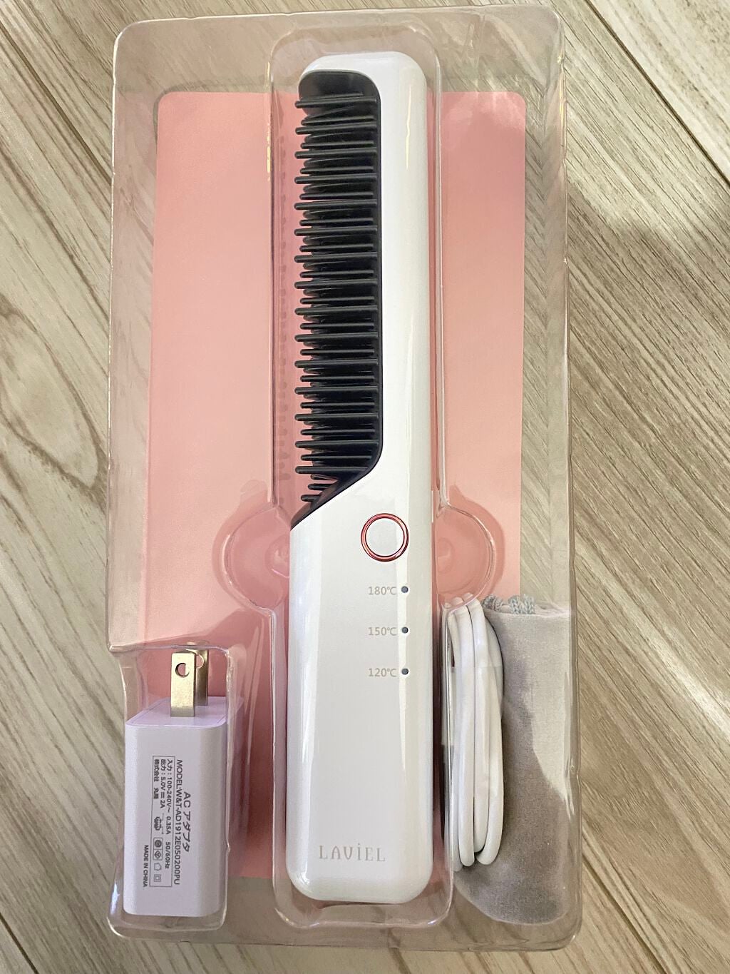 Cordless ブラシアイロン/LAVIEL/ヒートブラシを使ったクチコミ(2枚目)