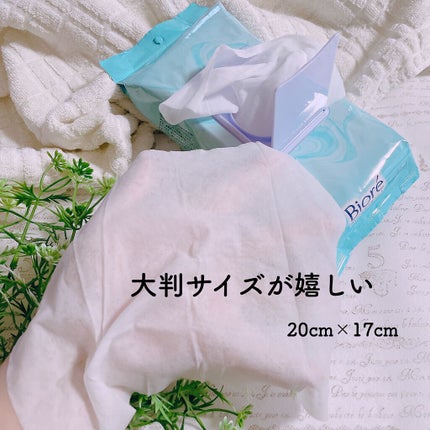 クリアふきとりシート/ビオレ/クレンジングシートを使ったクチコミ(3枚目)