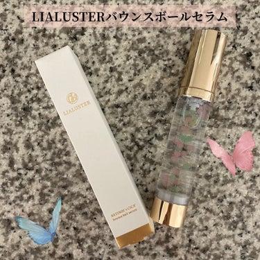 LIALUSTER（リアラスター） バウンスボールセラムを使用しています🤍

透明なジェリーに2色のボールが浮かんだキュートな見た目が好きです🕊️

原液濃度美容液です🤍
ややとろみのあるテクスチャーで