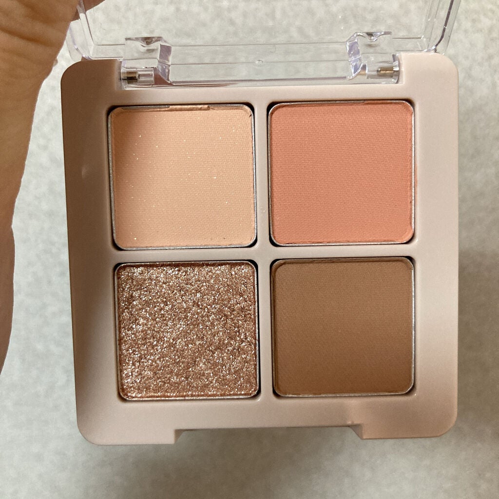 Peach Blush Toast cafe eye palette/NOTONE/アイシャドウパレットを使ったクチコミ(9枚目)