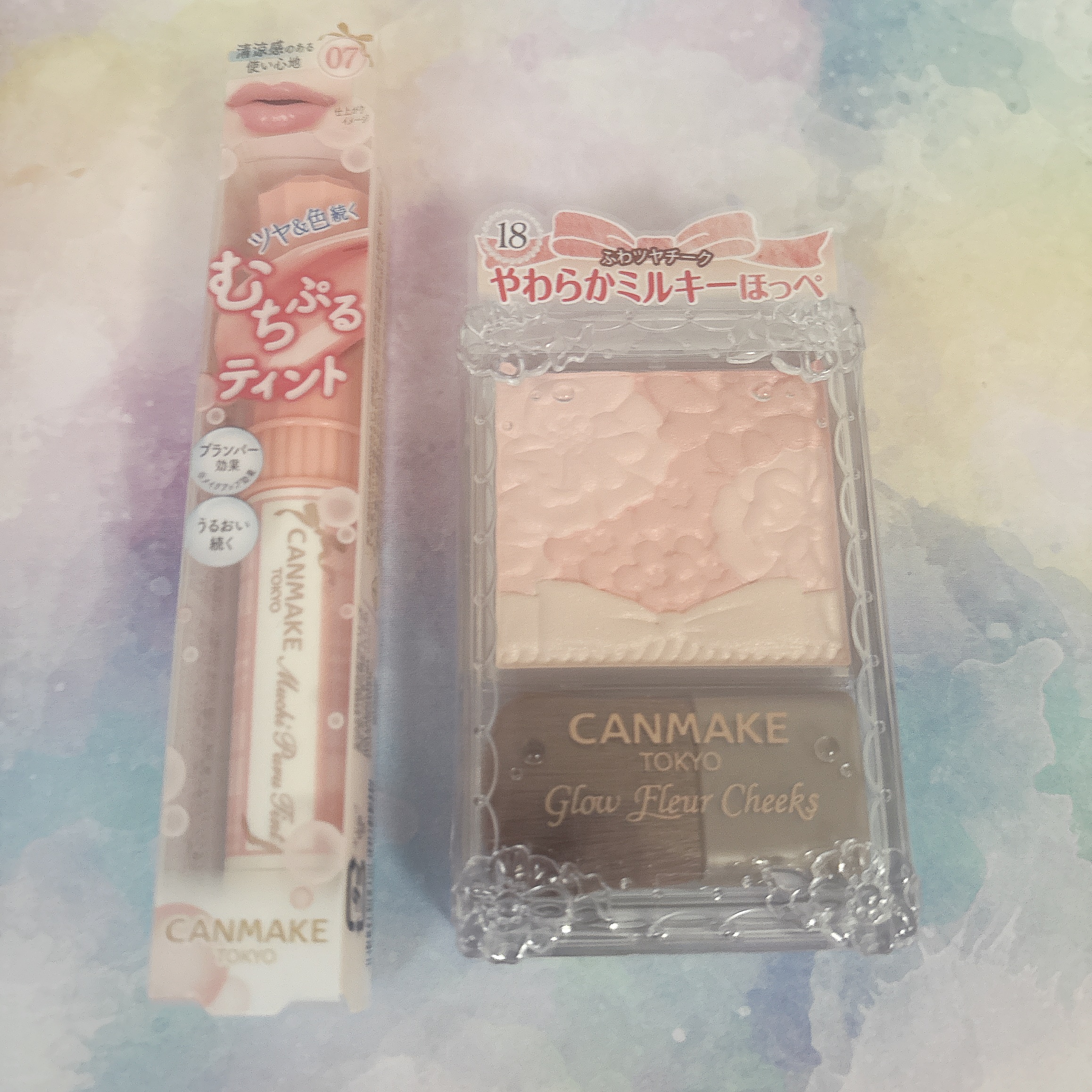 グロウフルールチークス/キャンメイク/パウダーチークを使ったクチコミ（1枚目）