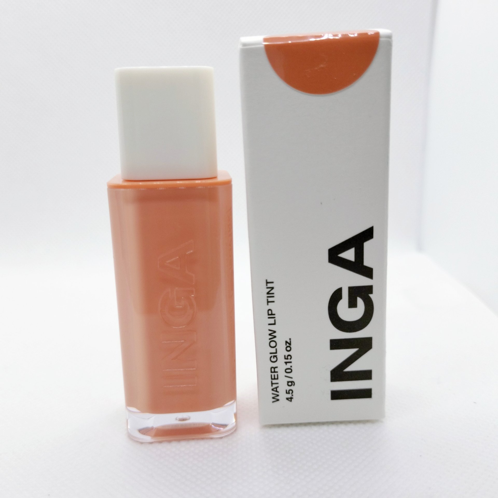 ウォーターグローリップティント 01 ベアピーチ（Bare Peach）/INGA/リップティントを使ったクチコミ（2枚目）