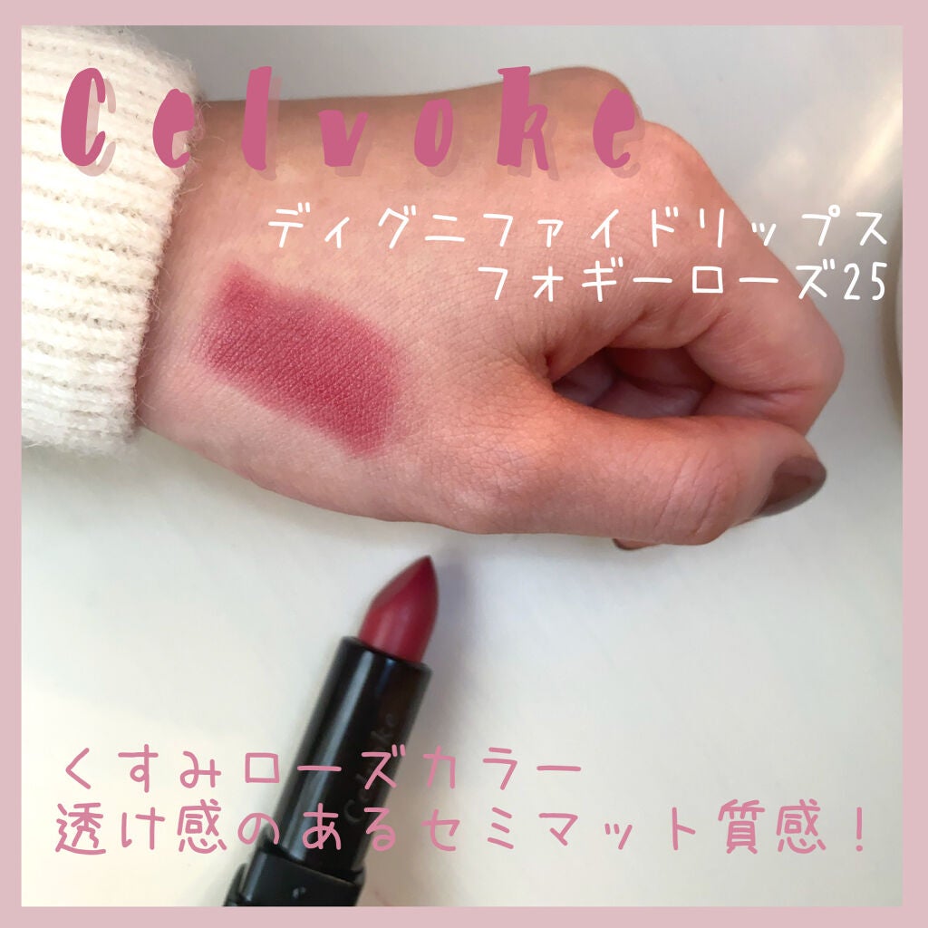 ディグニファイド リップス/Celvoke/口紅を使ったクチコミ(1枚目)