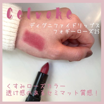 ディグニファイド リップス/Celvoke/口紅を使ったクチコミ(1枚目)