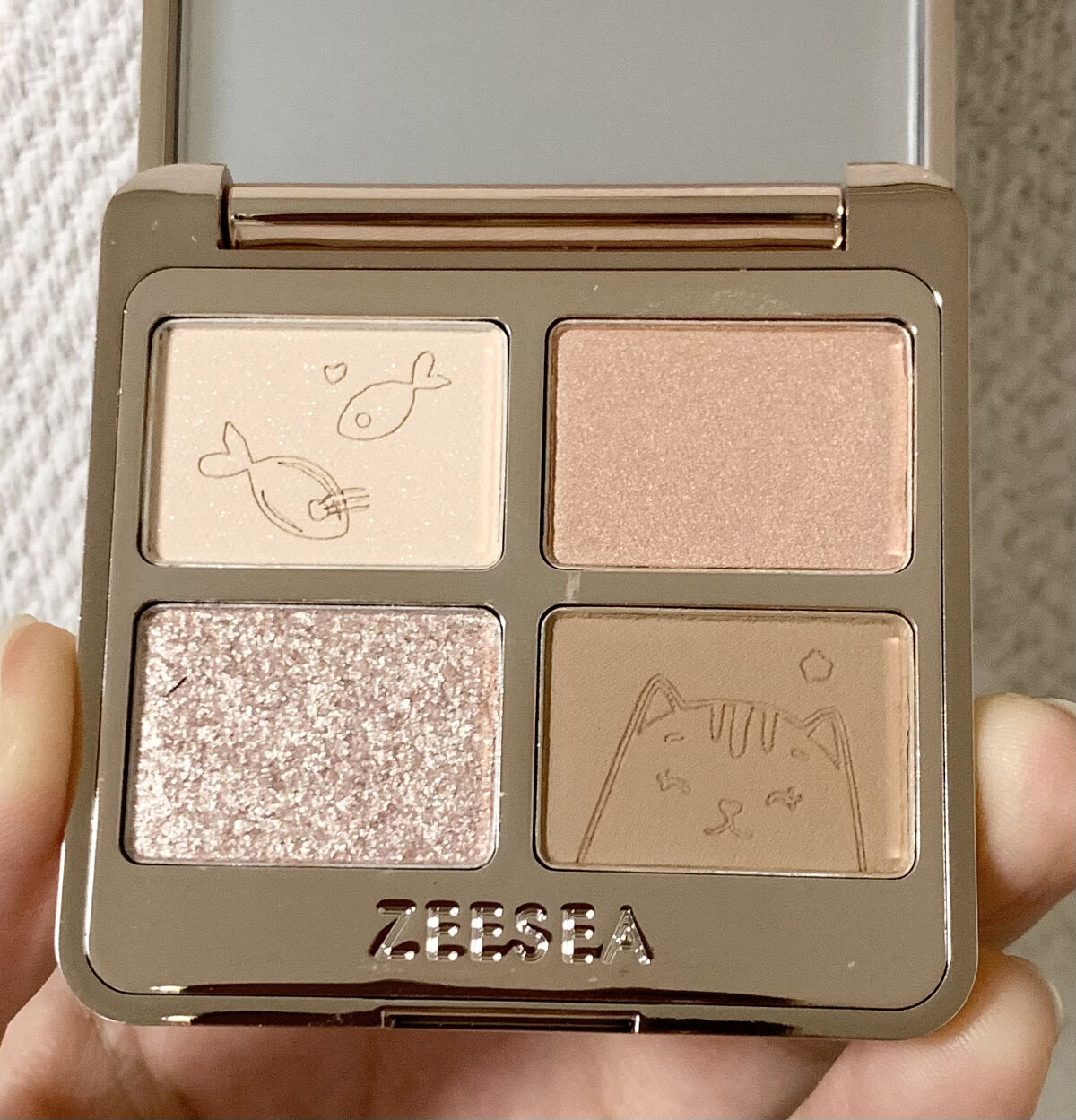 アニマルアイシャドウ(4シェード)/ZEESEA/アイシャドウパレットを使ったクチコミ（2枚目）