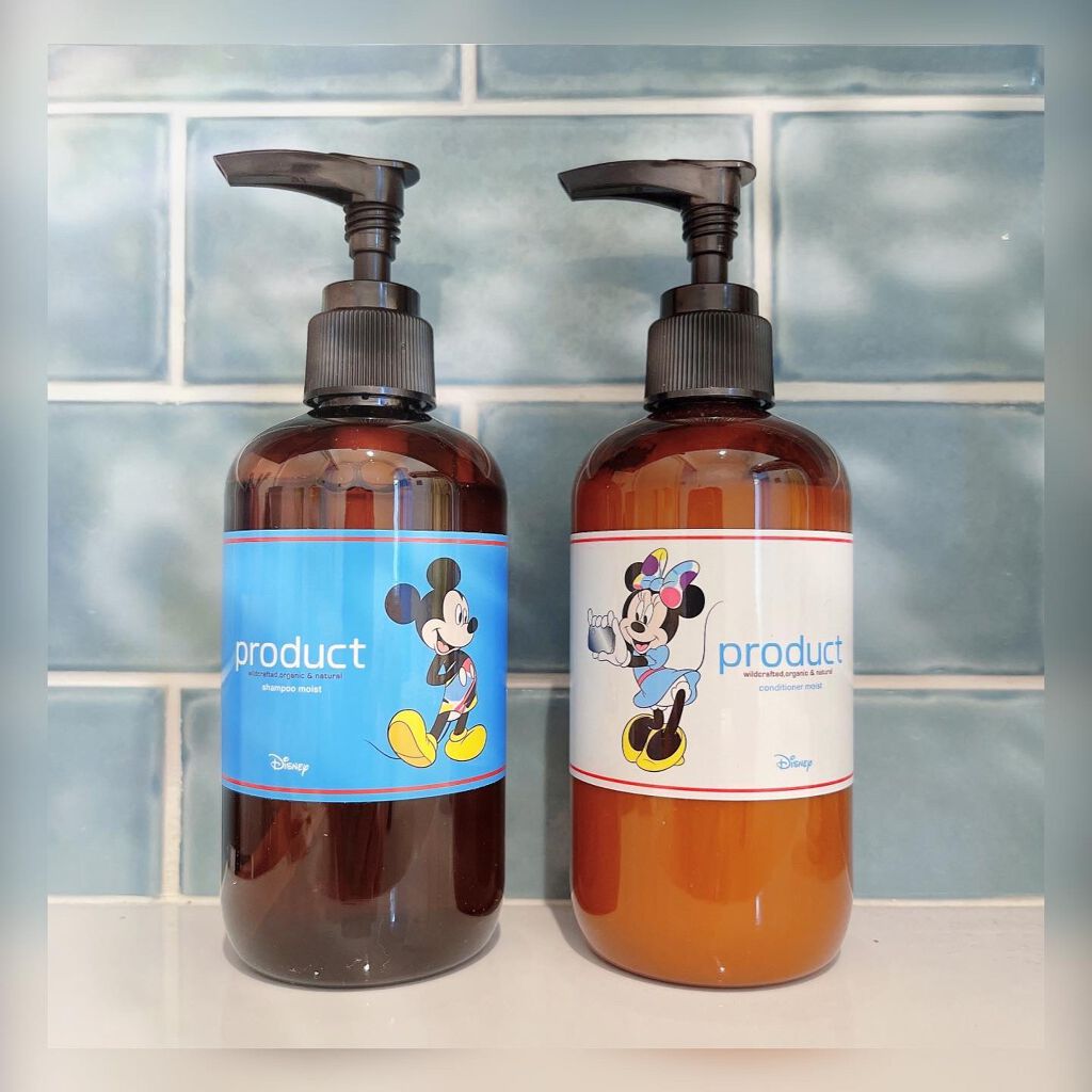 シャンプーモイスト/コンディショナーモイスト　ディズニーデザイン シャンプー/ザ・プロダクト/シャンプー・コンディショナーを使ったクチコミ（1枚目）