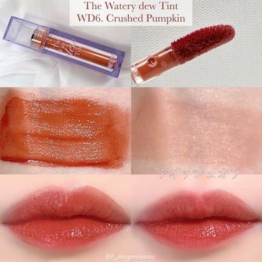 MERZYのオレンジコスメ紹介♡

▶︎ The Watery dew Tint
-WD1.
　SPRING BREAK スプリングブレイク
　デイリーコーラルカラー

-WD6. 
　Crushed Pumpkin -クラッシュドパンプキン-
　オレンジブラウンカラー

このティントのうるうる感、本当に可愛いんです…♡
落ちにくさも嬉しいポイント！


▶︎ The Heritage Blusher
BL2. TERRA COTTA

チークは一見オレンジブランの濃いめな印象ですが
肌に乗せるとヘルシーで血色感のあるメイクに！

リップもオレンジ系でまとめたので統一感のあるメイクが簡単にできちゃいます♡


presented by KOLLECTION

#提供 #期間限定 #大阪難波 #Kollection #韓国コスメ#MERZY  #マユコスメ_リップ #マユコスメ_チーク
の画像 その1