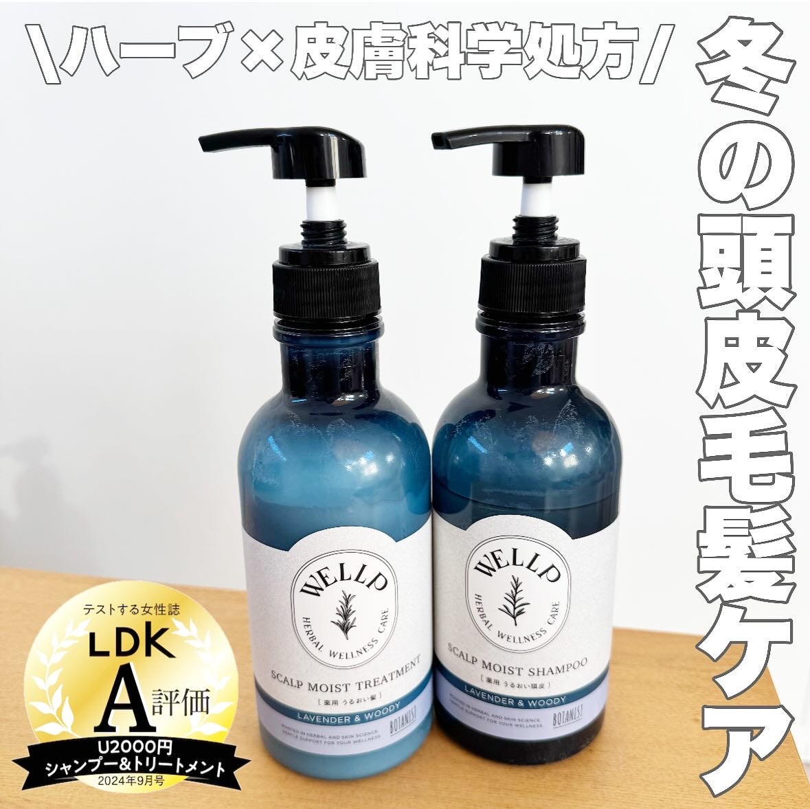 薬用スカルプケアシャンプー/トリートメント モイスト/WELLP/市販シャンプーを使ったクチコミ(1枚目)