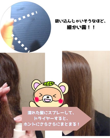 クリーミーベールヘアミスト ブロッサムダン/narka/ヘアミストを使ったクチコミ(3枚目)