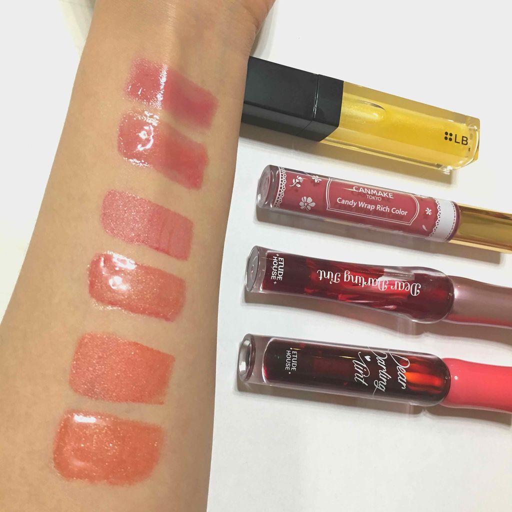 スパイシージェリーリップグロス グリッターピンク/LB/リップグロスを使ったクチコミ（3枚目）